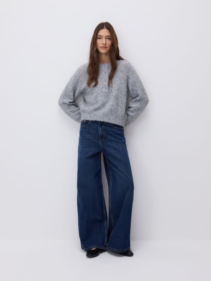 סריג משולב צמר