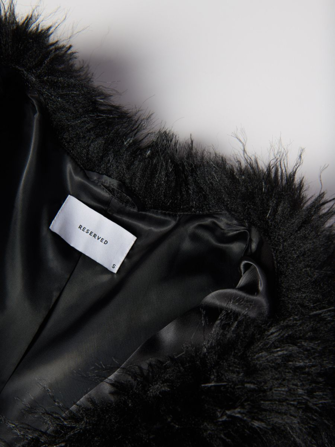 ג'קט דמוי פרווה