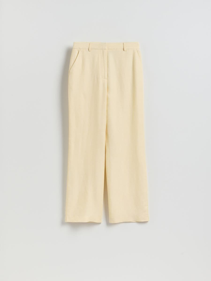 מכנסיים תערובת ויסקוזה פשתן