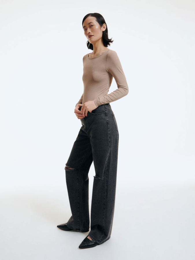 בגד גוף בייסיק חלק Slim