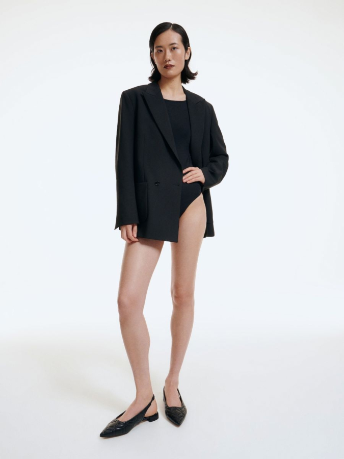 בגד גוף בייסיק חלק Slim