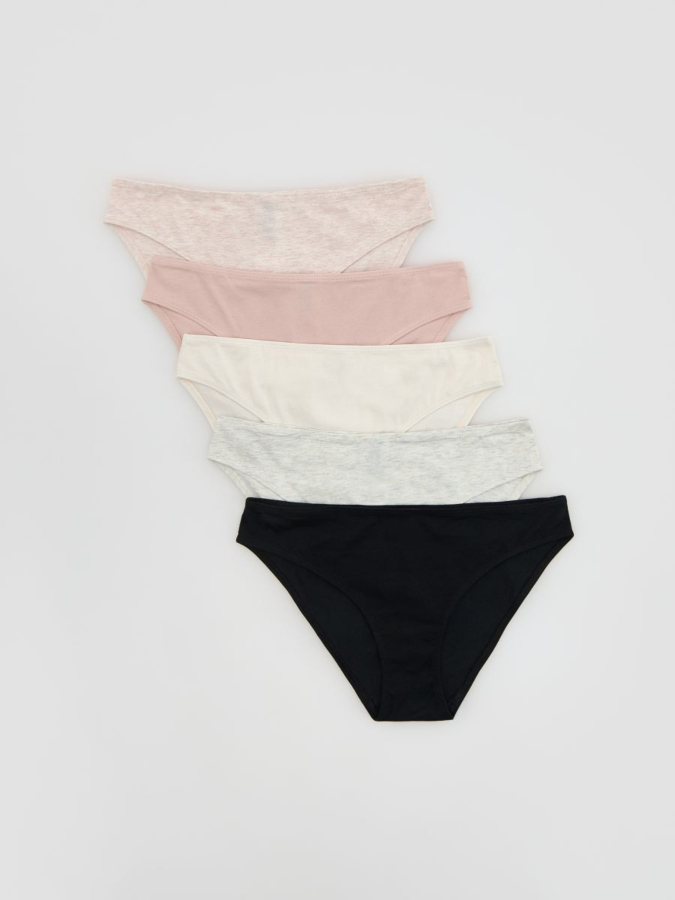 מארז 5 תחתוני כותנה