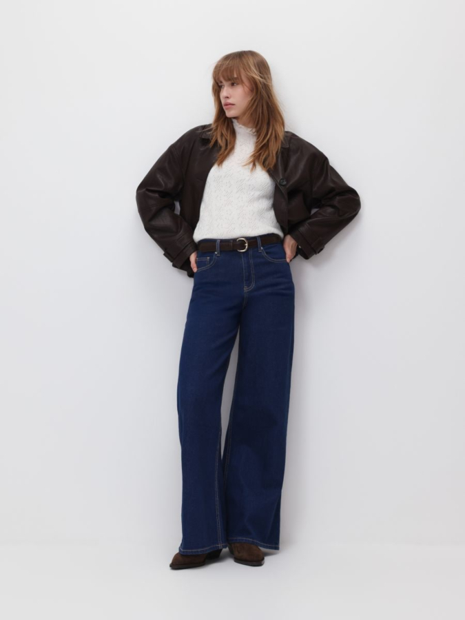 סריג עם תערובת צמר