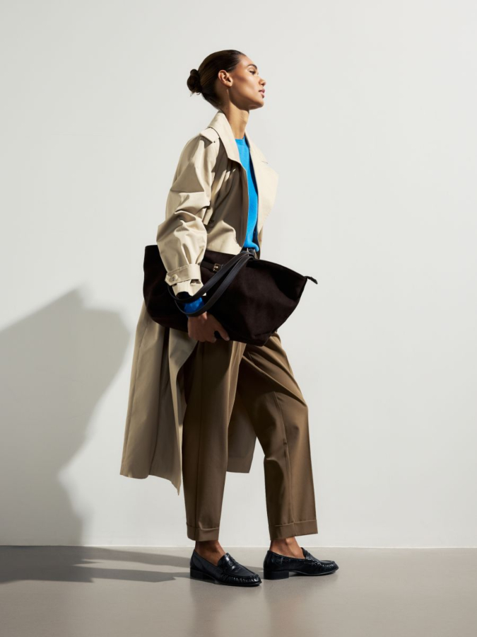 תיק צד דמוי זמש