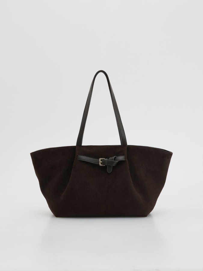 תיק צד דמוי זמש