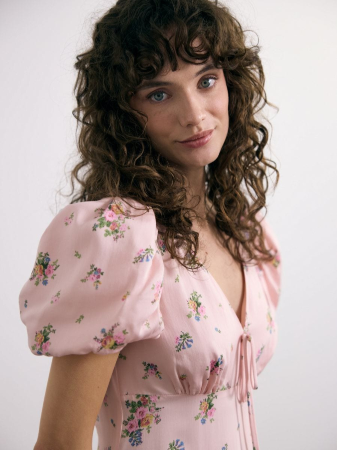 שמלה פרחונית