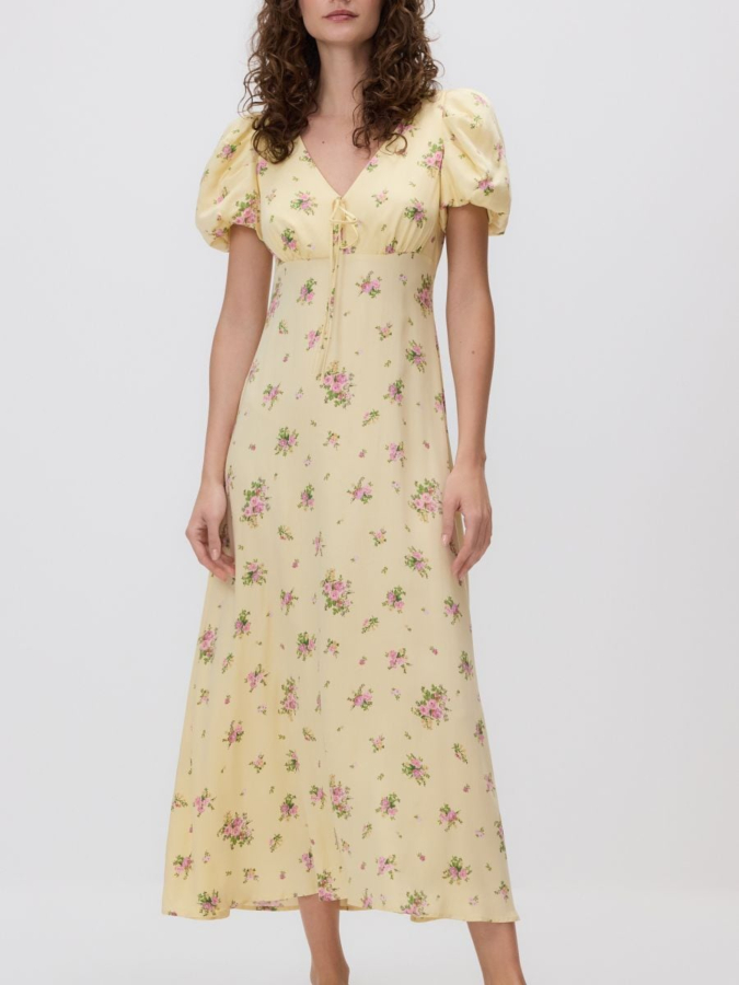 שמלה פרחונית