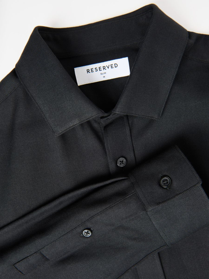 חולצה Slim Fit מכותנה מצרית