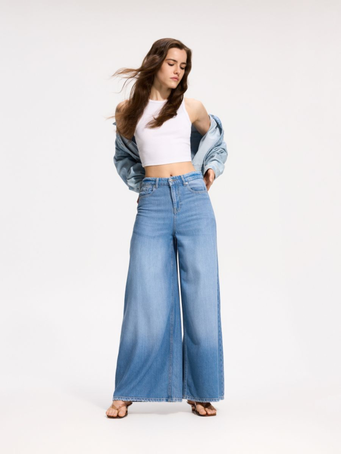 ג'ינס Wide leg