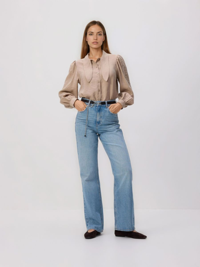 חולצת מודל עם קשירה