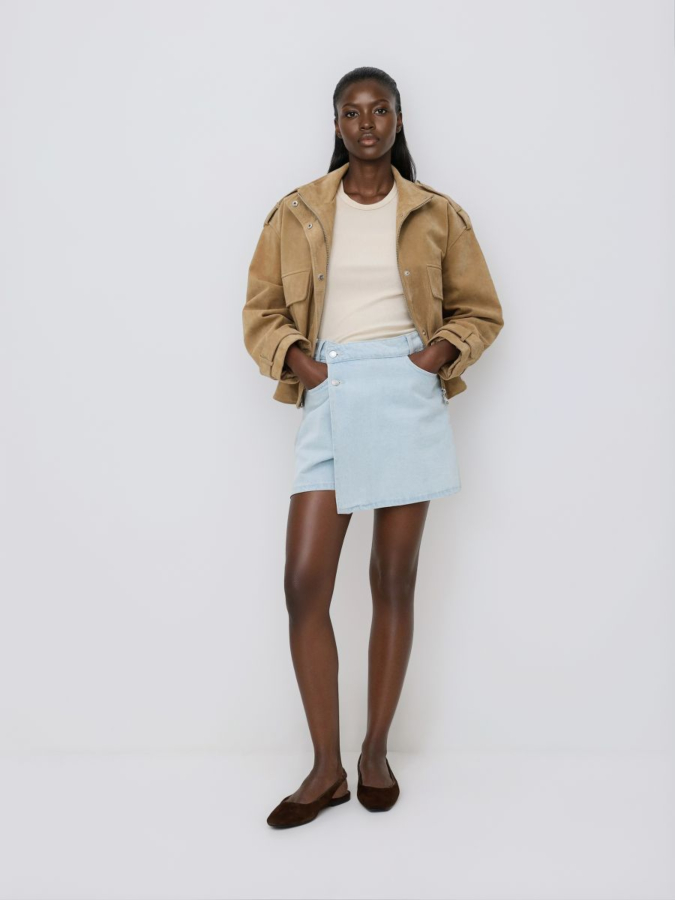 מכנס חצאית ג'ינס