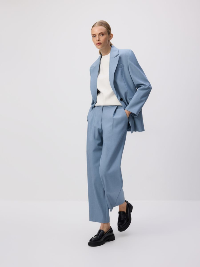 חולצת קימונו עם צווארון עומד