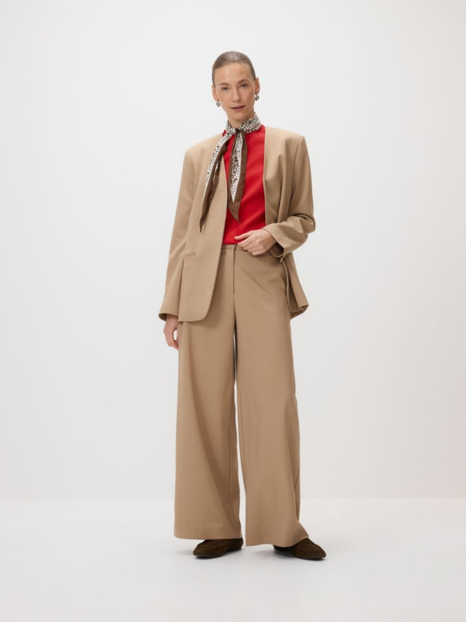 חולצת קימונו עם צווארון עומד