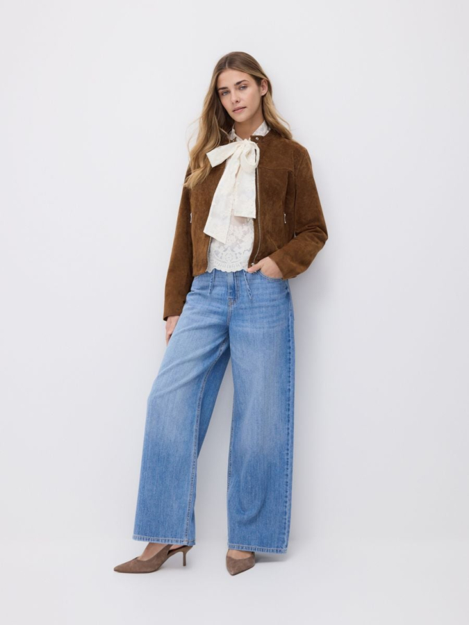 ג'קט דמוי זמש