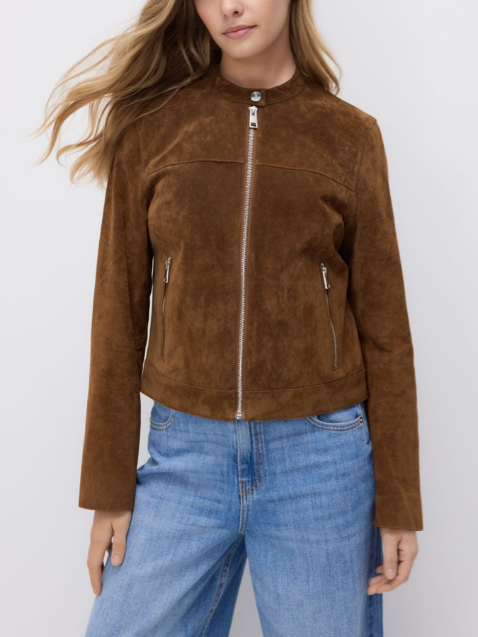 ג'קט דמוי זמש