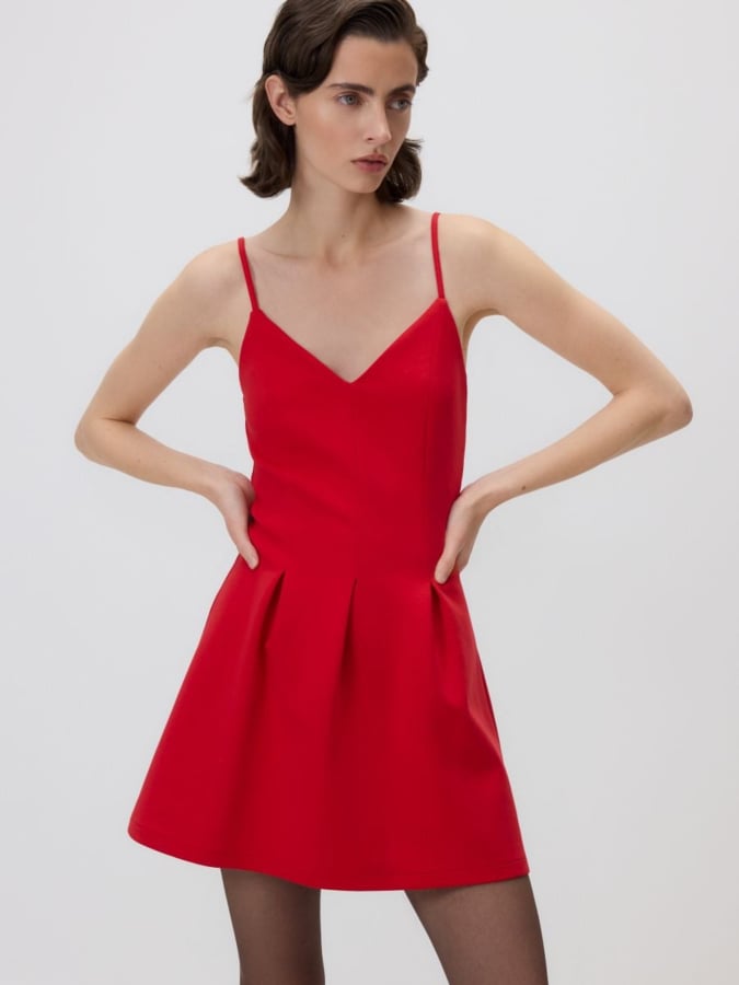 שמלה מיני מתרחבת