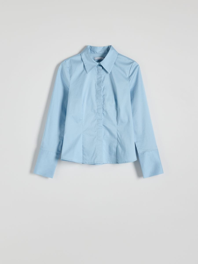 חולצה מכופתרת מבד כותנה איכותי