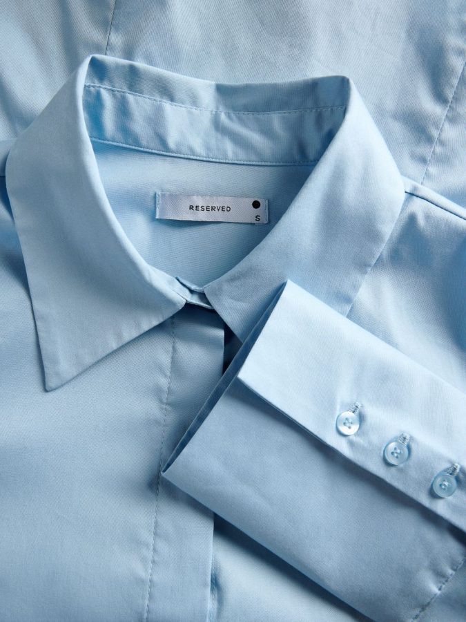 חולצה מכופתרת מבד כותנה איכותי