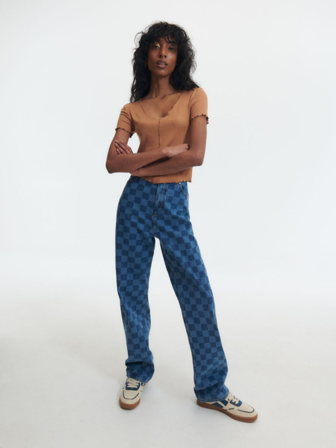 טי שירט חלקה Slim Fit