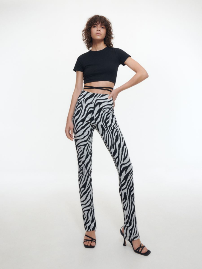 קרופ טופ מכותנה עשירה