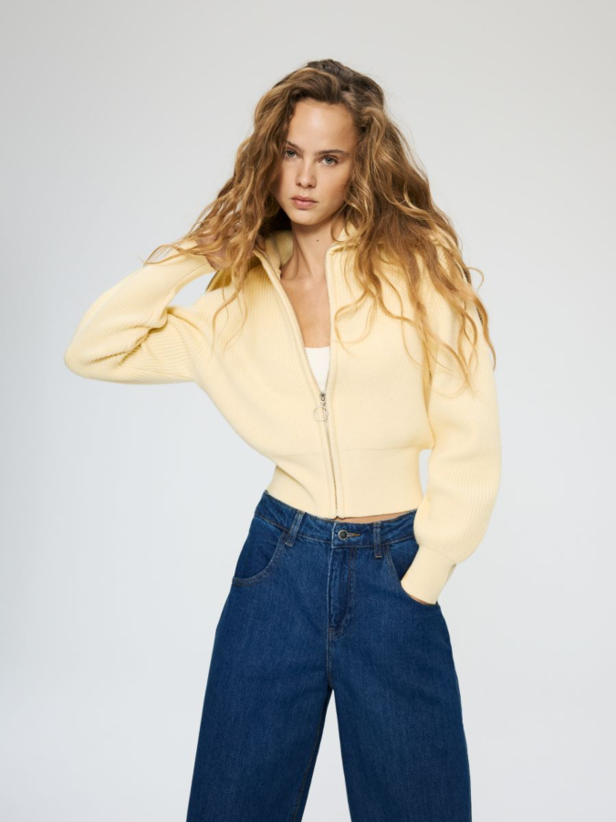 קרדיגן עם רוכסן