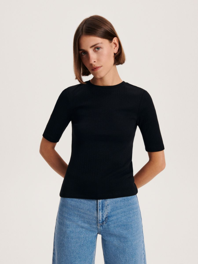 חולצת ג'רסי שרוול קצר