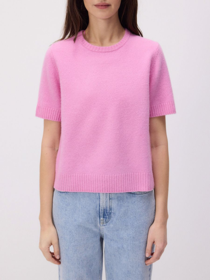 סריג צמר שרוול קצר