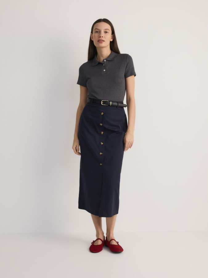 חצאית כותנה מידי