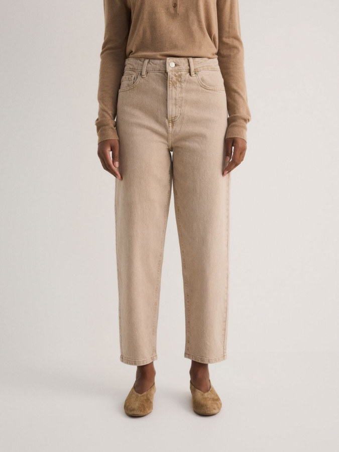 מכנסי ג'ינס גזרה ישרה