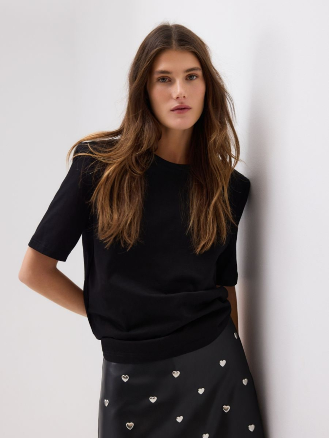 חצאית מיני עם לבבות