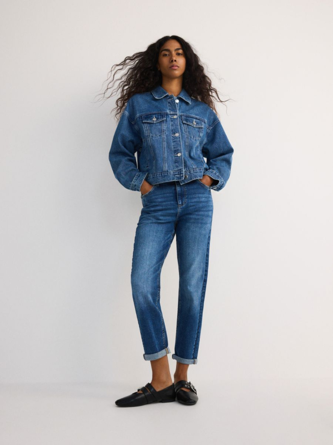 ג'ינס דק בגזרת Boyfriend