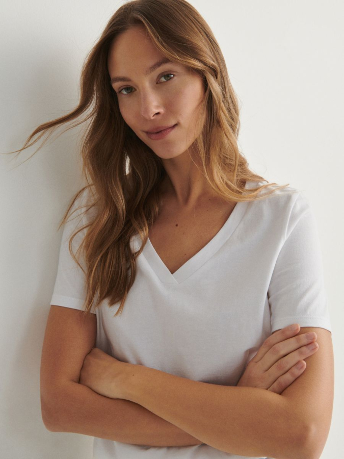 טי שירט כותנה קצרה