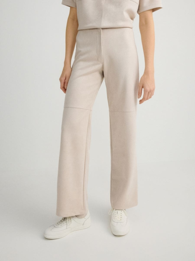 מכנסיים רחבים עם תפר