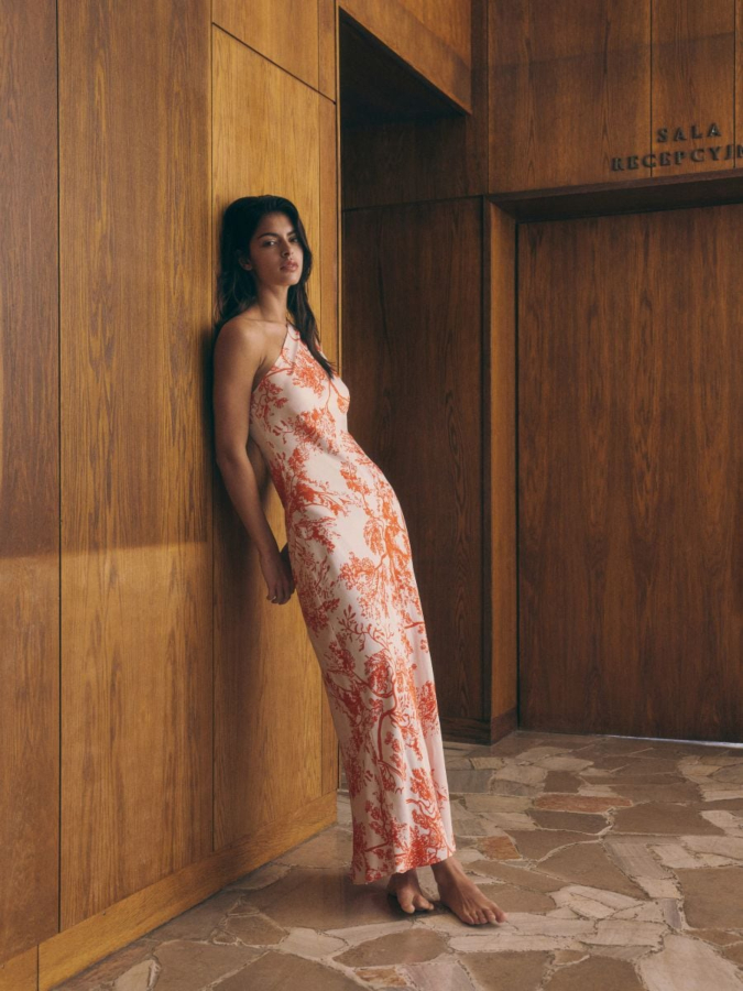 שמלת ואן שולדר מודפסת