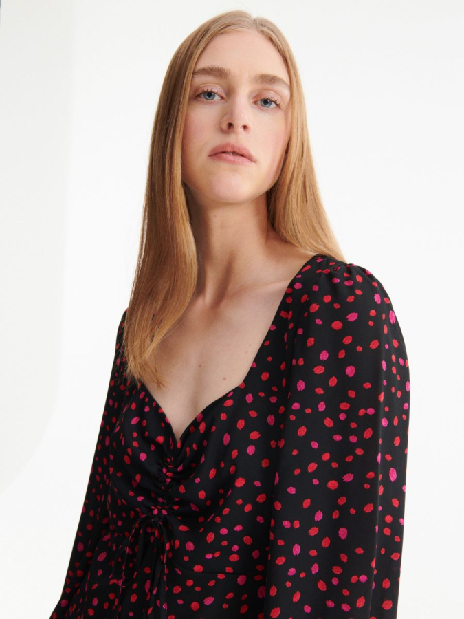 שמלת מלמלה עם הדפס